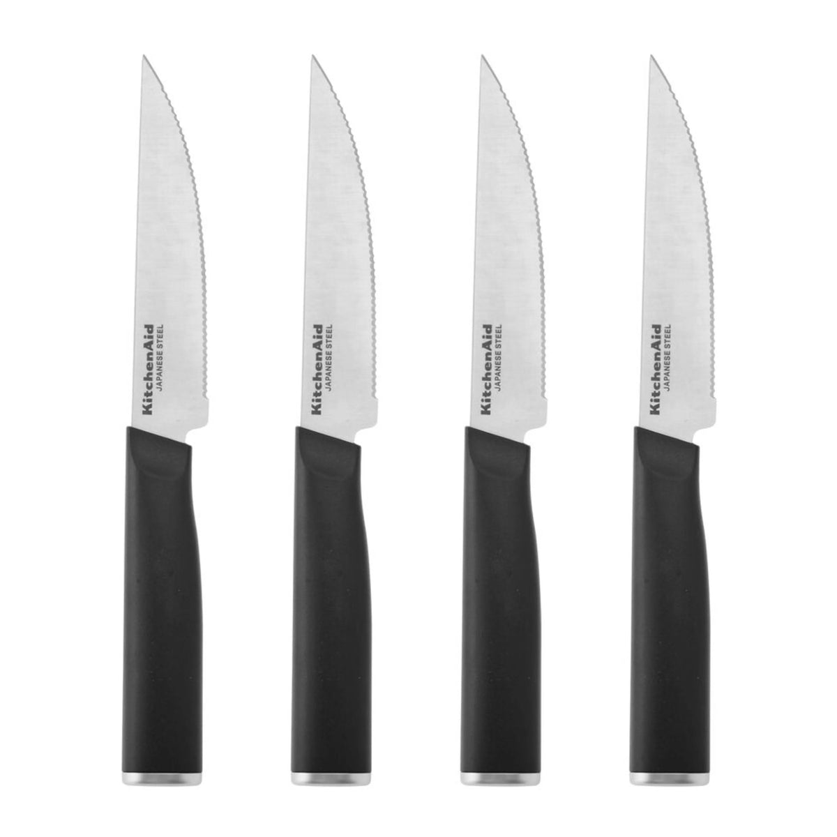 Black 4-piece Steak Knife Set B417427