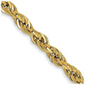 14K Yellow Gold 2.8 mm 16 in. Rope Chain O8180
