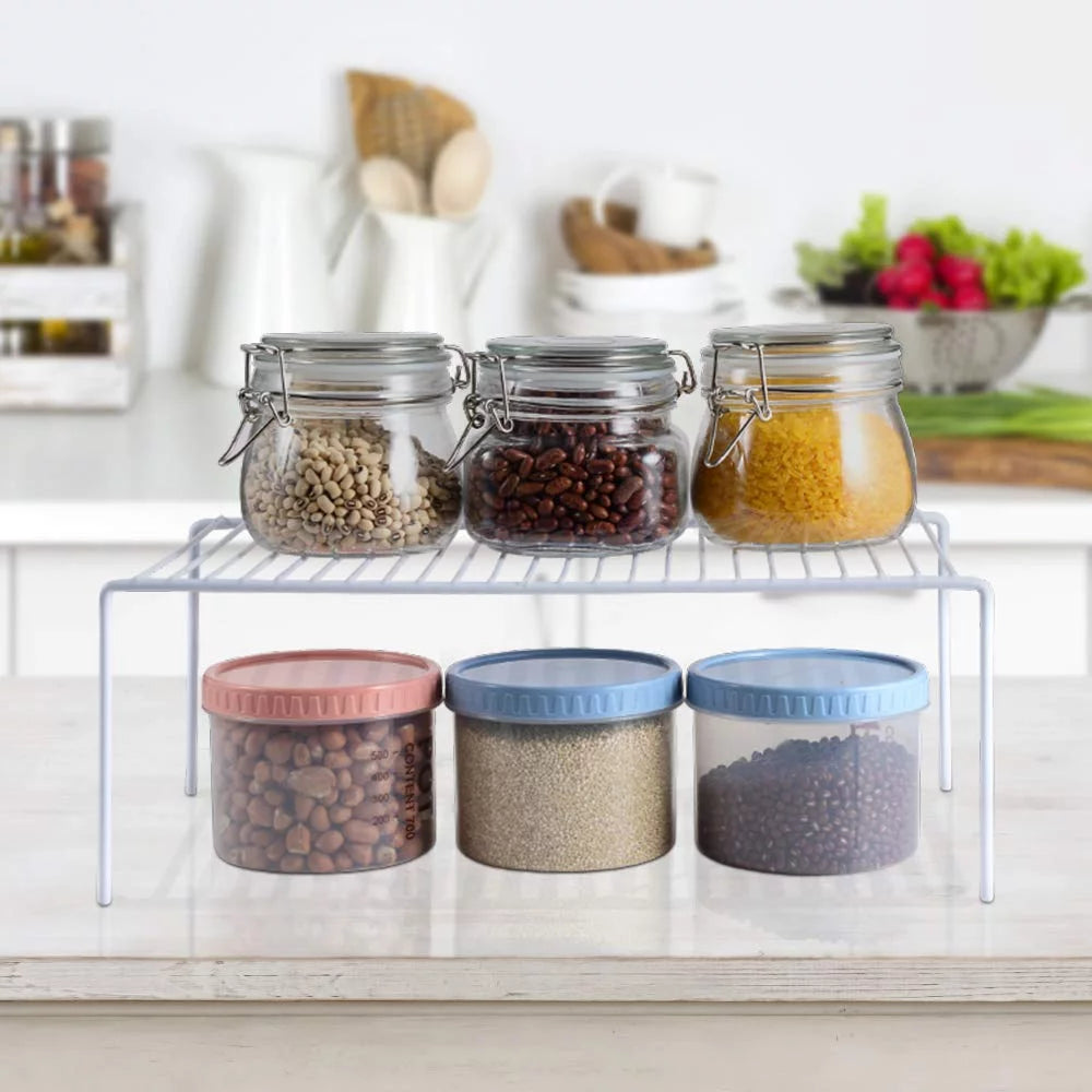 6 Pack Stainless Steel Storage Shelf Rack White N984