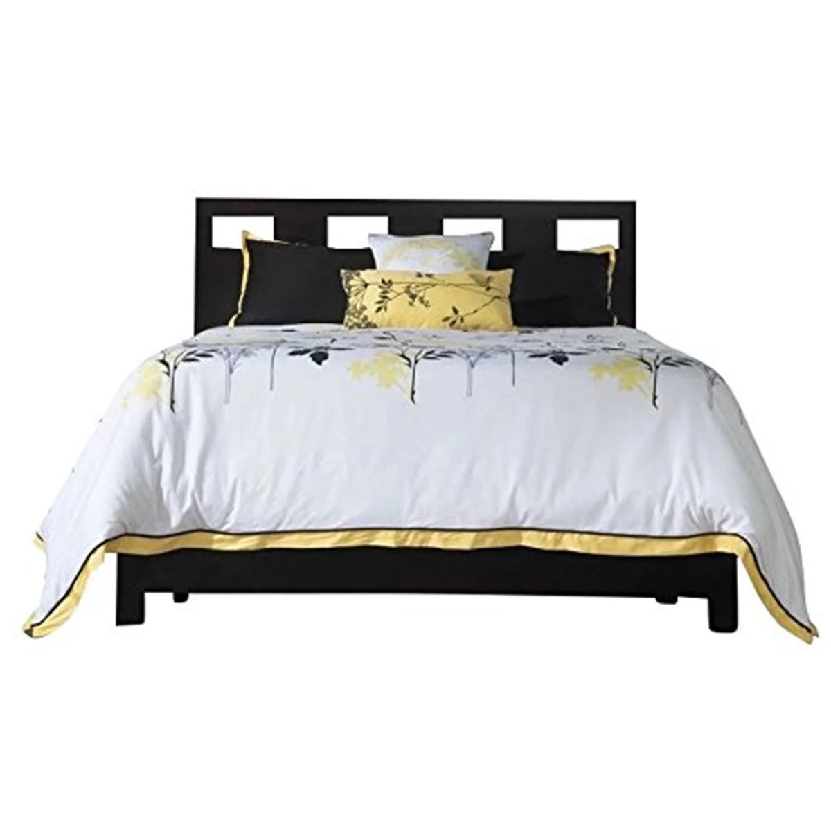 Espresso Solid Wood Platform Storage Bed I371019