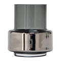 Smoked Gray/Platinum Hurricane Tealight Holder O61832