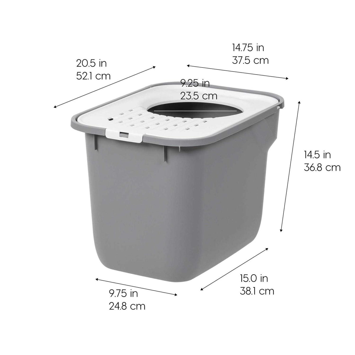 Top Entry Cat Litter Box A545