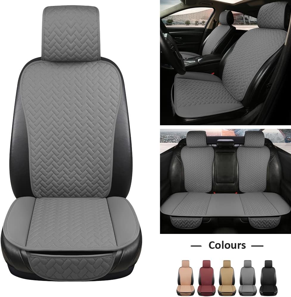 Black Pack of 2 Universal Car Seat Cover Protector X397301