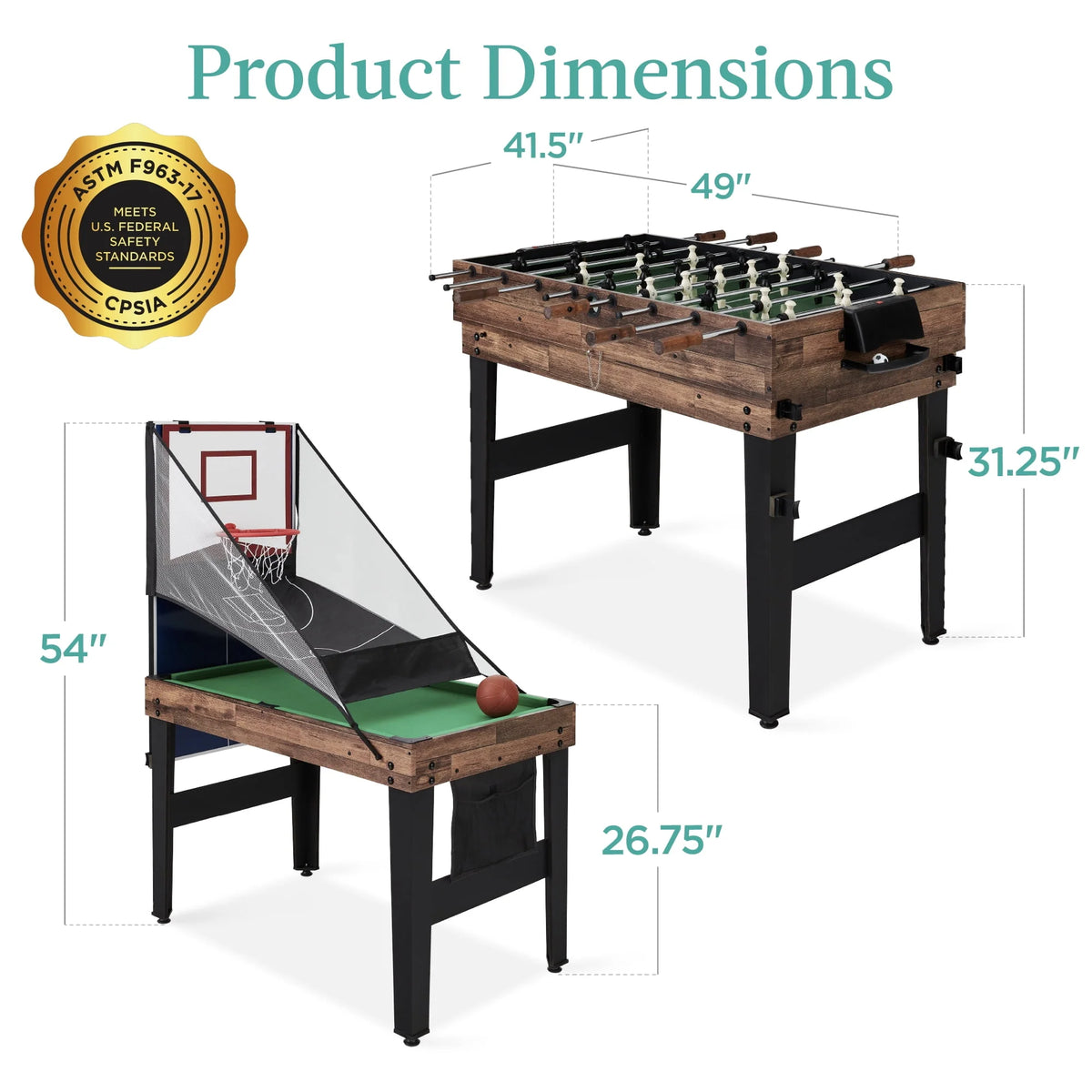 13-in-1 Combo Game Table Set B3471