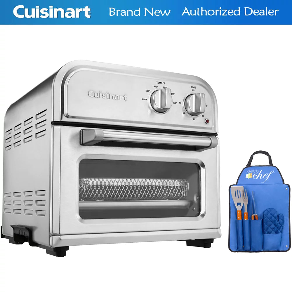 Silver AirFryer with 3 Piece BBQ Tool Set J319849