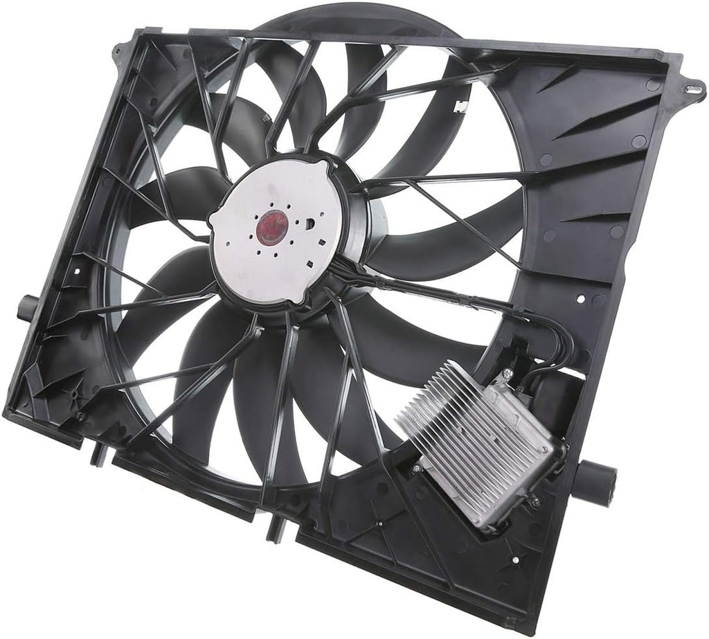 Cooling Fan Assembly for Mercedes-Benz C215 W220 R230 CL600 S55 AMG SL600 SL63 65 AMG Q3323