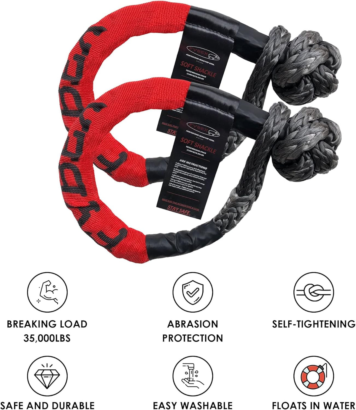 Synthetic Soft Shackle Recovery Kit Pack of 2 T44674