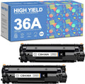 2 Pack Black Toner Cartridge for HP Printers W655102