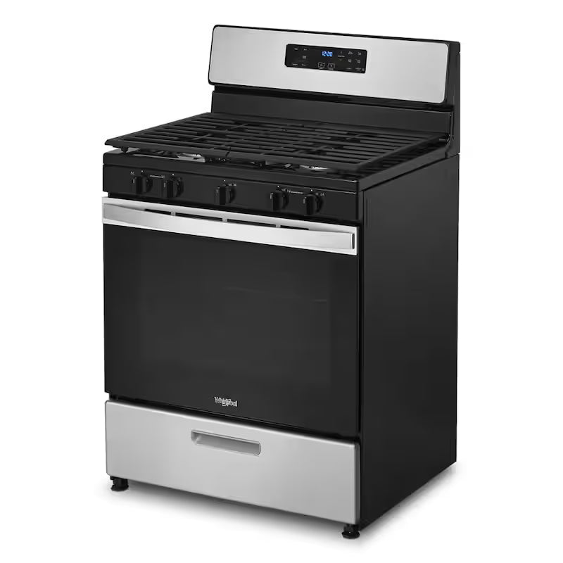 5-Burner Freestanding Gas Range in Stainless Steel E959821