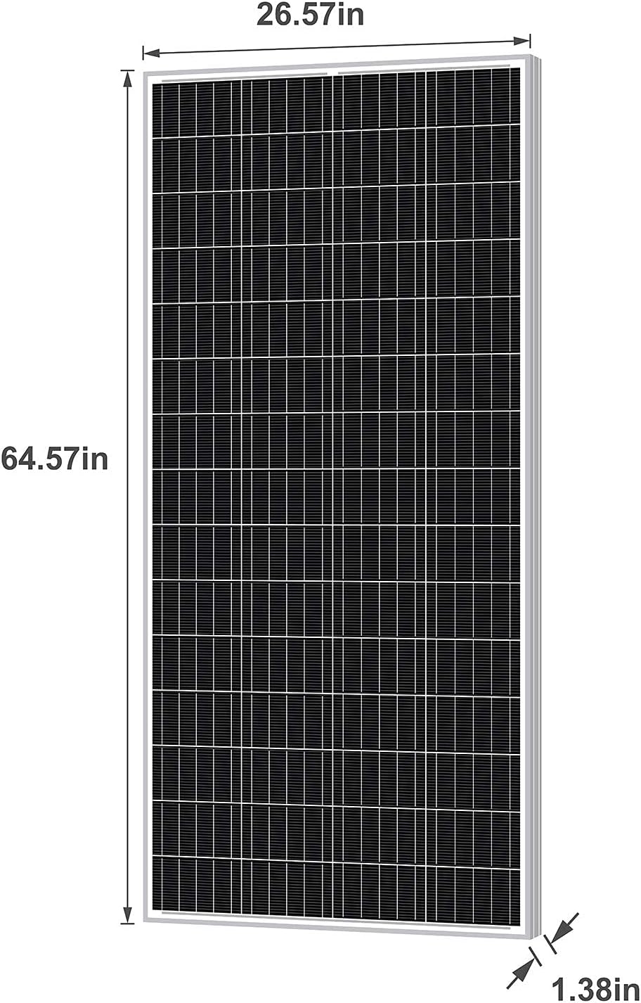 210W Monocrystalline 12V Solar Panel D55367