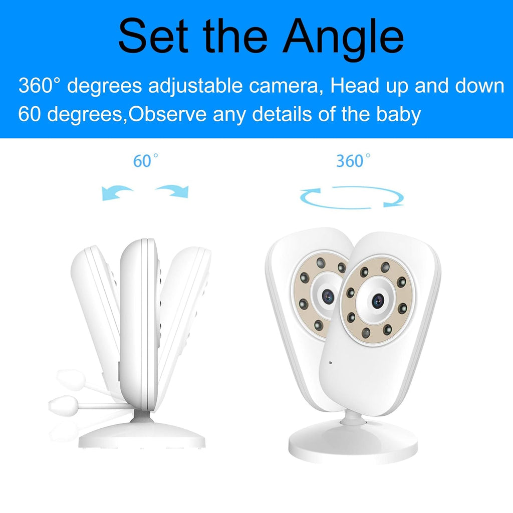 Baby Monitor with Camera and Video, 3.5 inch F9164