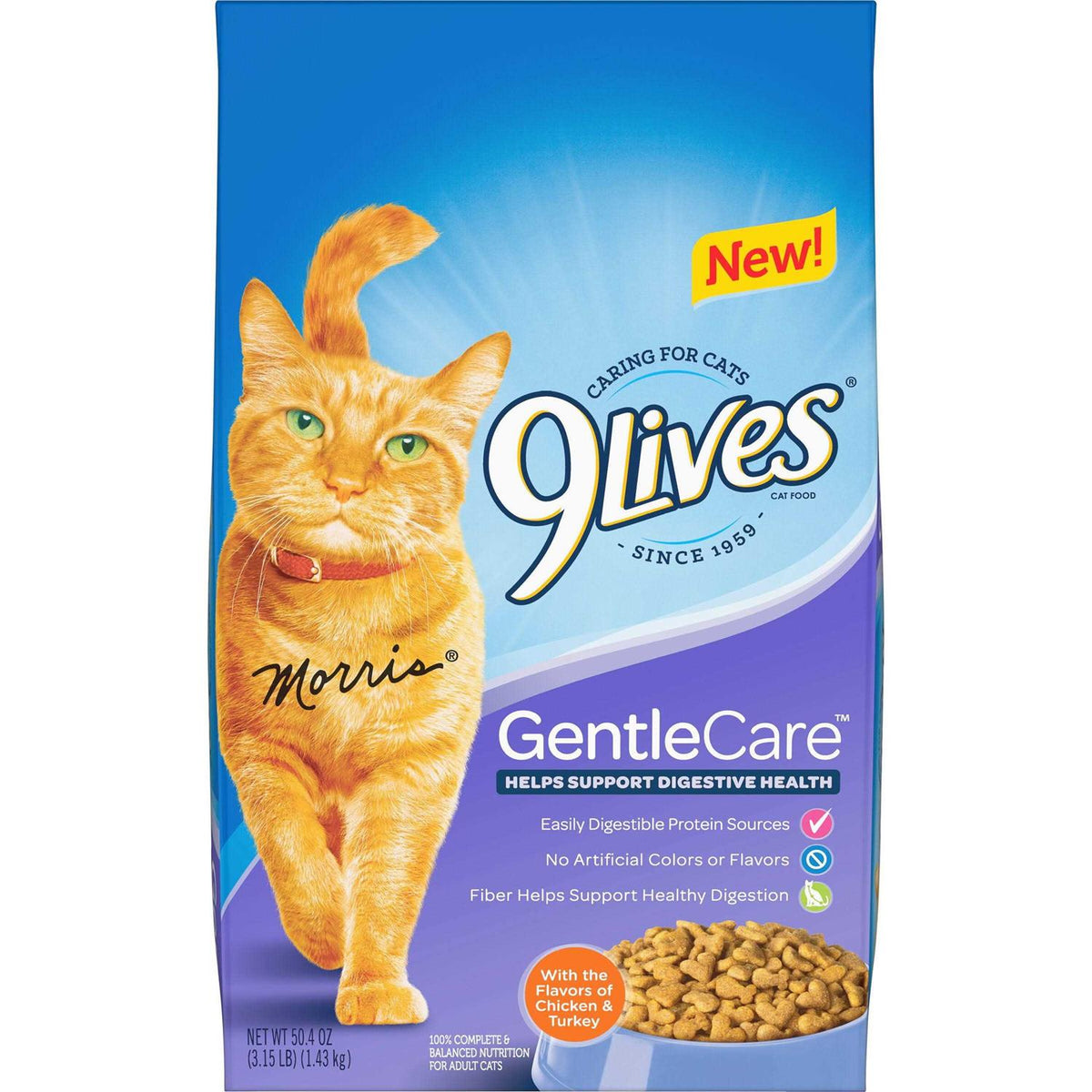 Dry Cat Food with Chicken Turkey Flavors B330