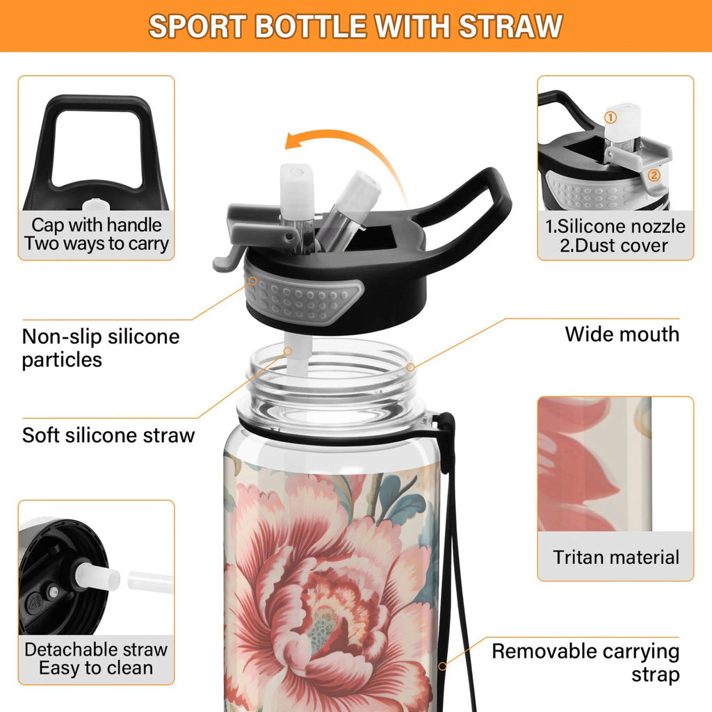 32oz Tritan Water Bottle with Straw E168762