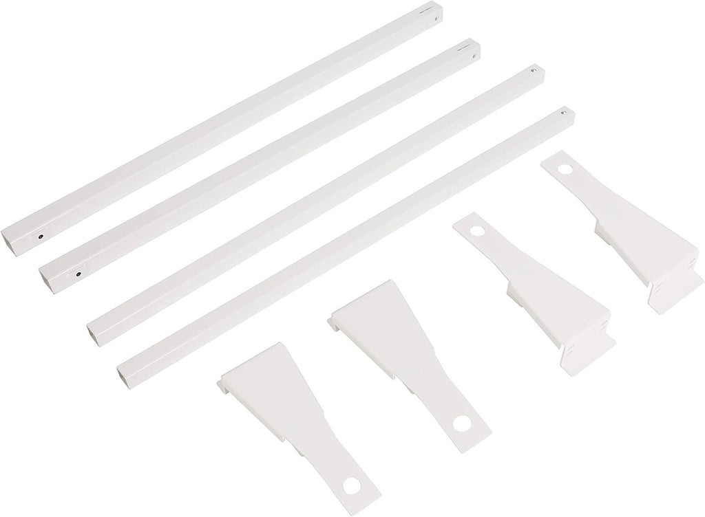Steel Universal White Cargo Van Ladder Rack Roof 600LB F923714