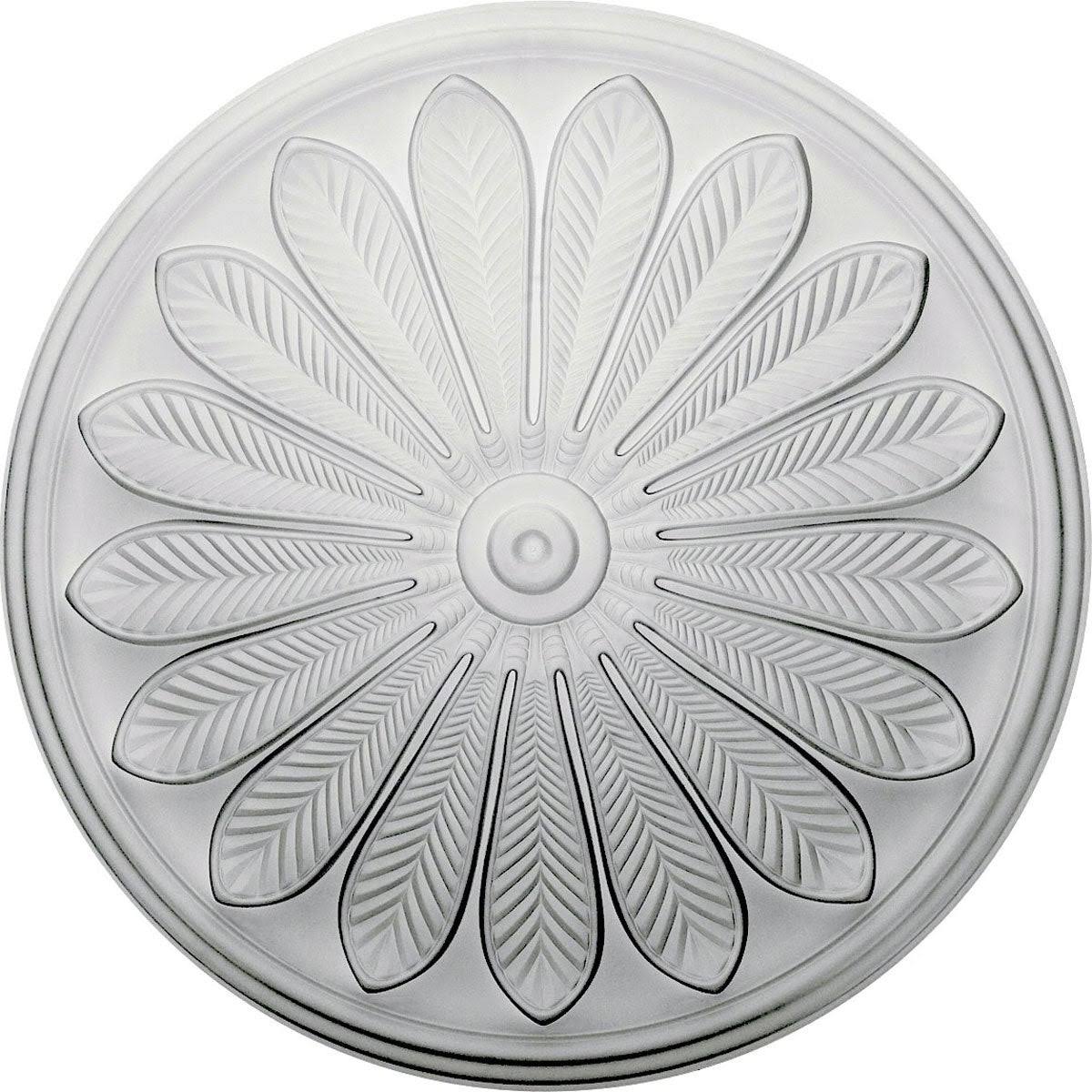 Pale Gold Hand-Painted Ceiling Medallion E14996