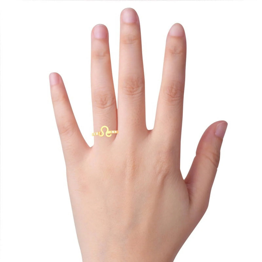 14k Yellow Gold Diamond Ring E7108