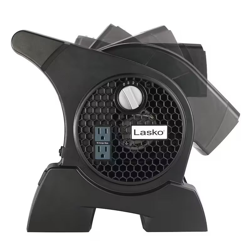 Pivoting Blower Fan with Power Outlets I21775