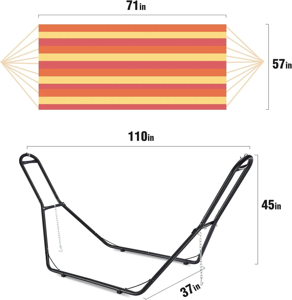 2 Person Steel Hammock with Stand M926