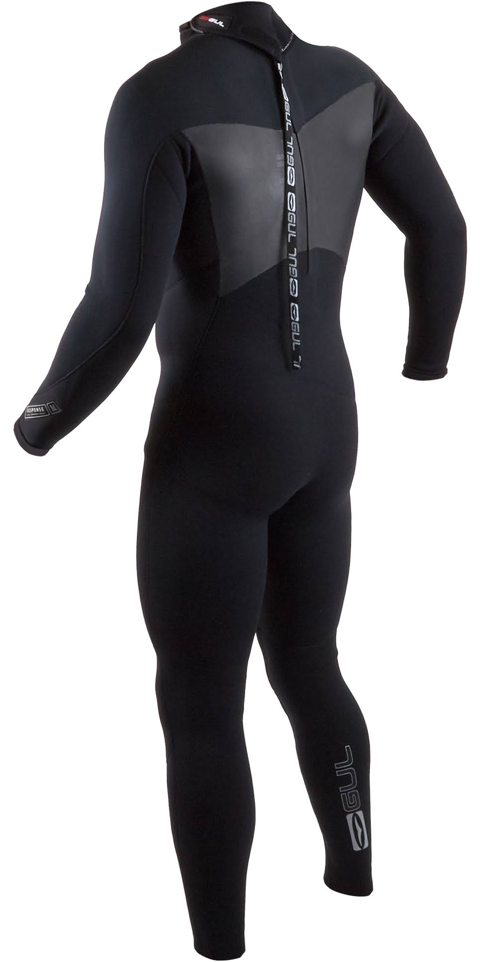 Black 3/2mm Back Zip Wetsuit X248