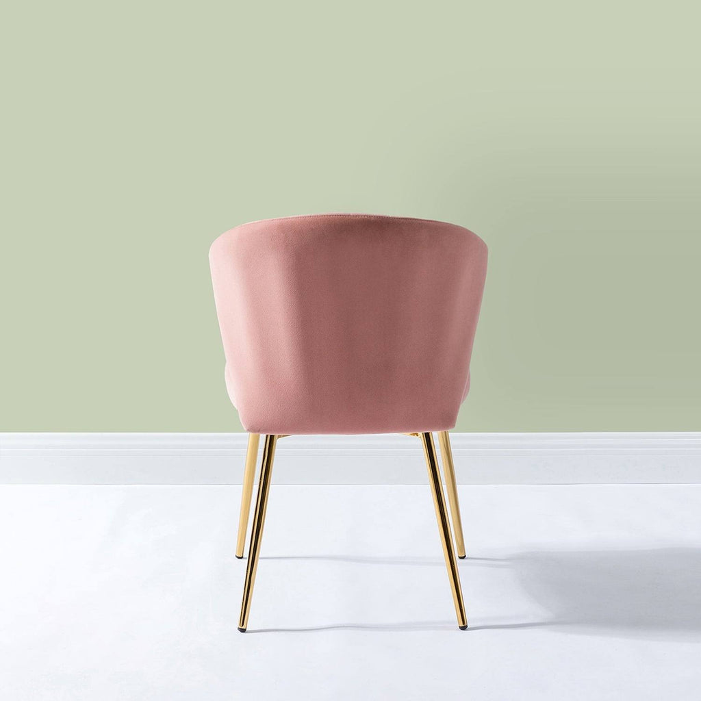Teal Blue Side Chair with Gold Legs M6871