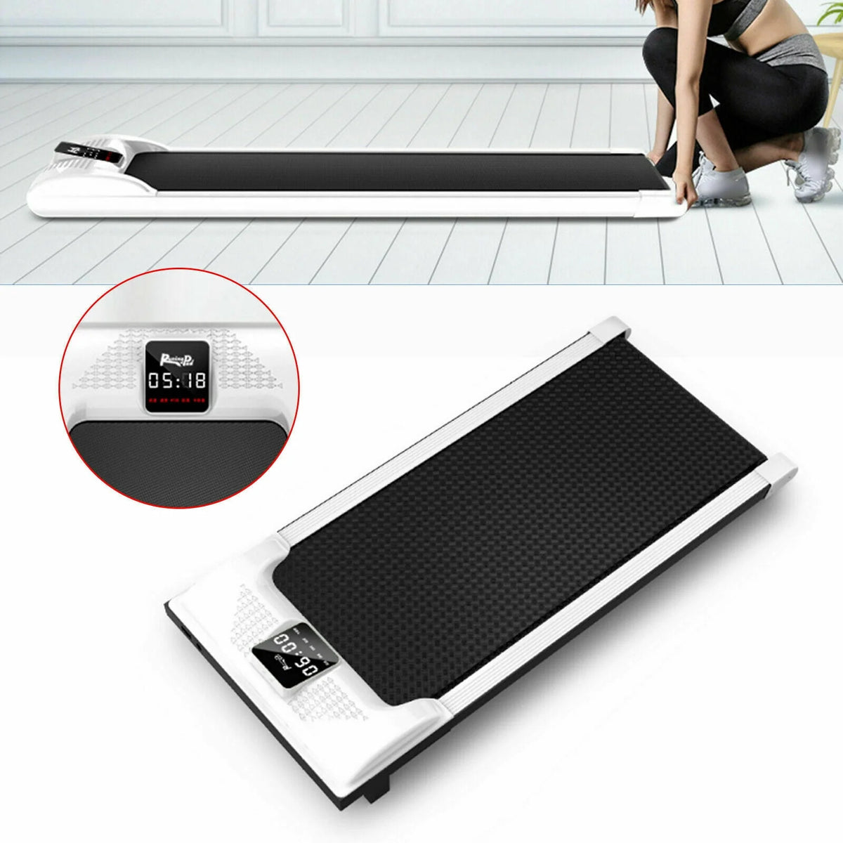 Portable Electric Walking Pad Treadmill F8984