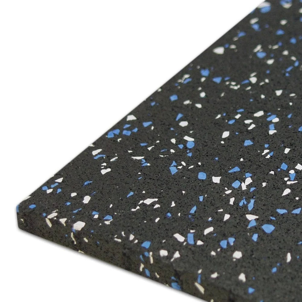 Blue Dot Recycled Rubber Flooring Rolls 120 x 48 x 0.19 in. I467