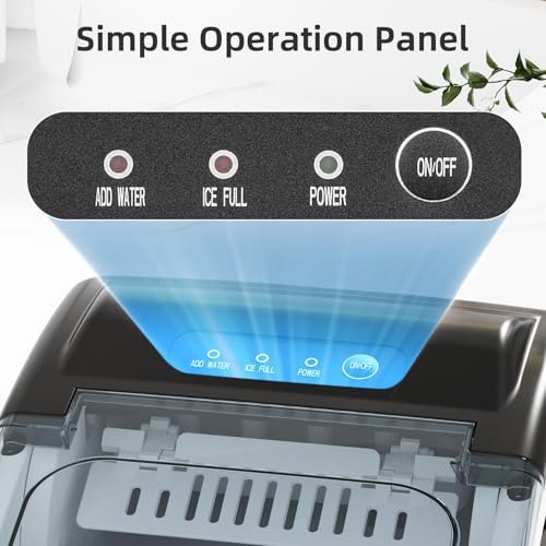 Portable Countertop Ice Maker with Carry Handle W317