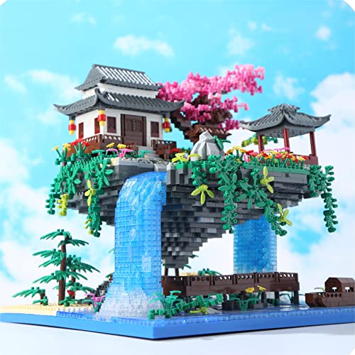 Cherry Blossom Tree Building Set with Lights 3320 Pcs H8742
