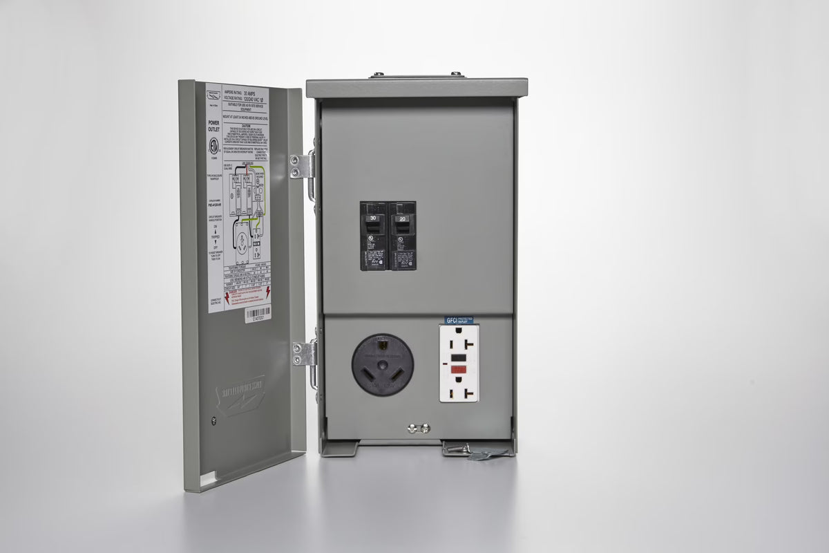 Outdoor Power Outlet, 120V, 30A Y4984