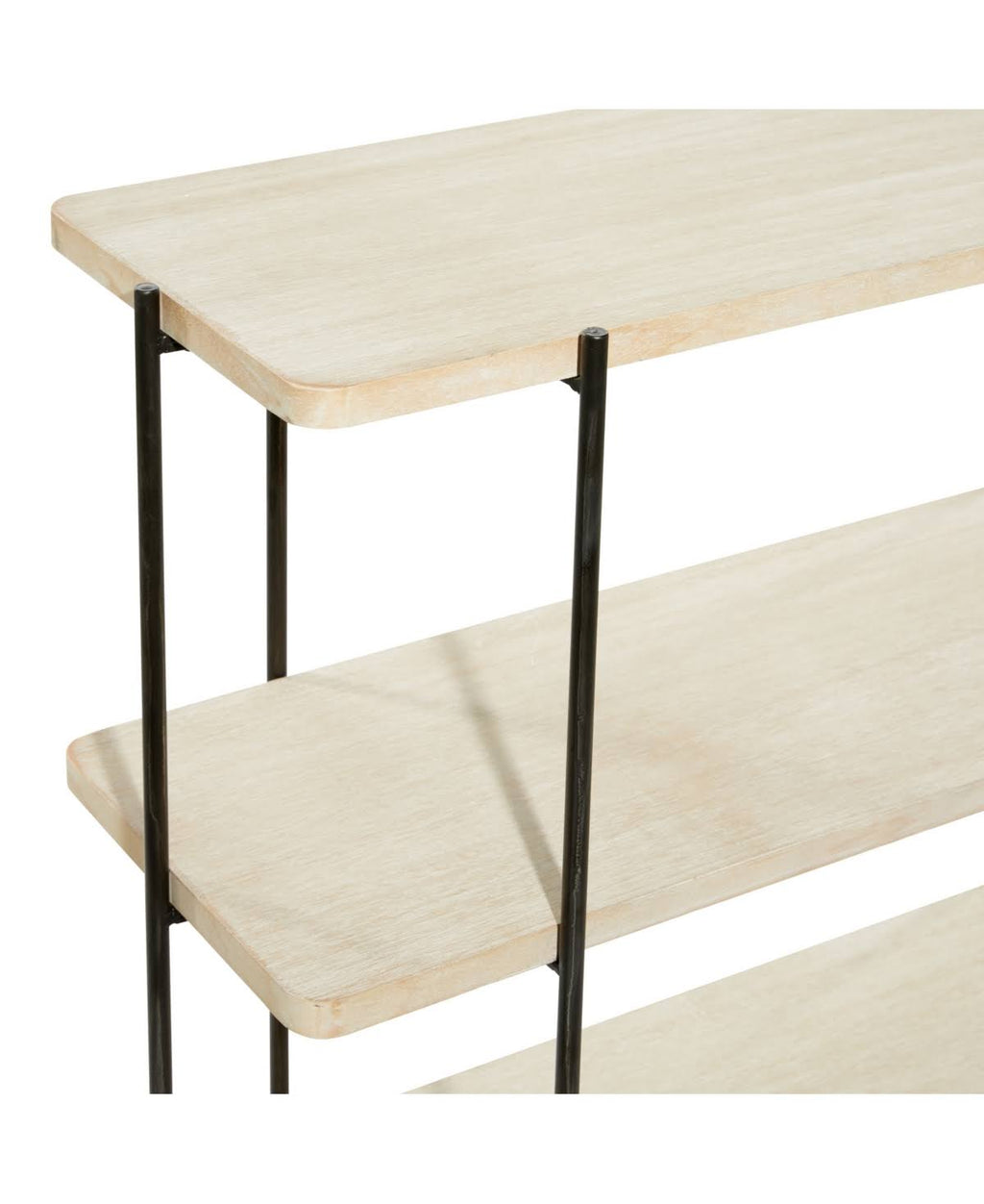 Beige Metal Console Table F1210