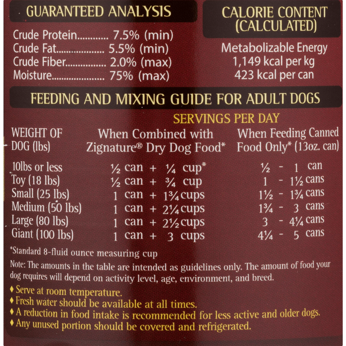 Venison Formula Wet Dog Food 13 Oz V4573
