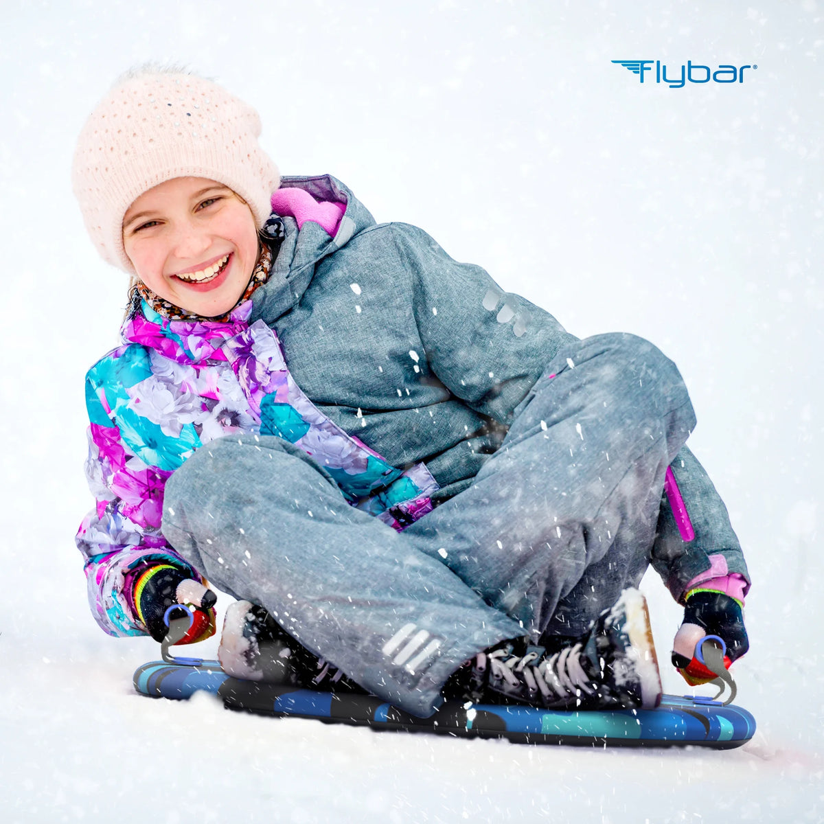 Camo Foam Saucer Disc Snow Sled for Kids G892