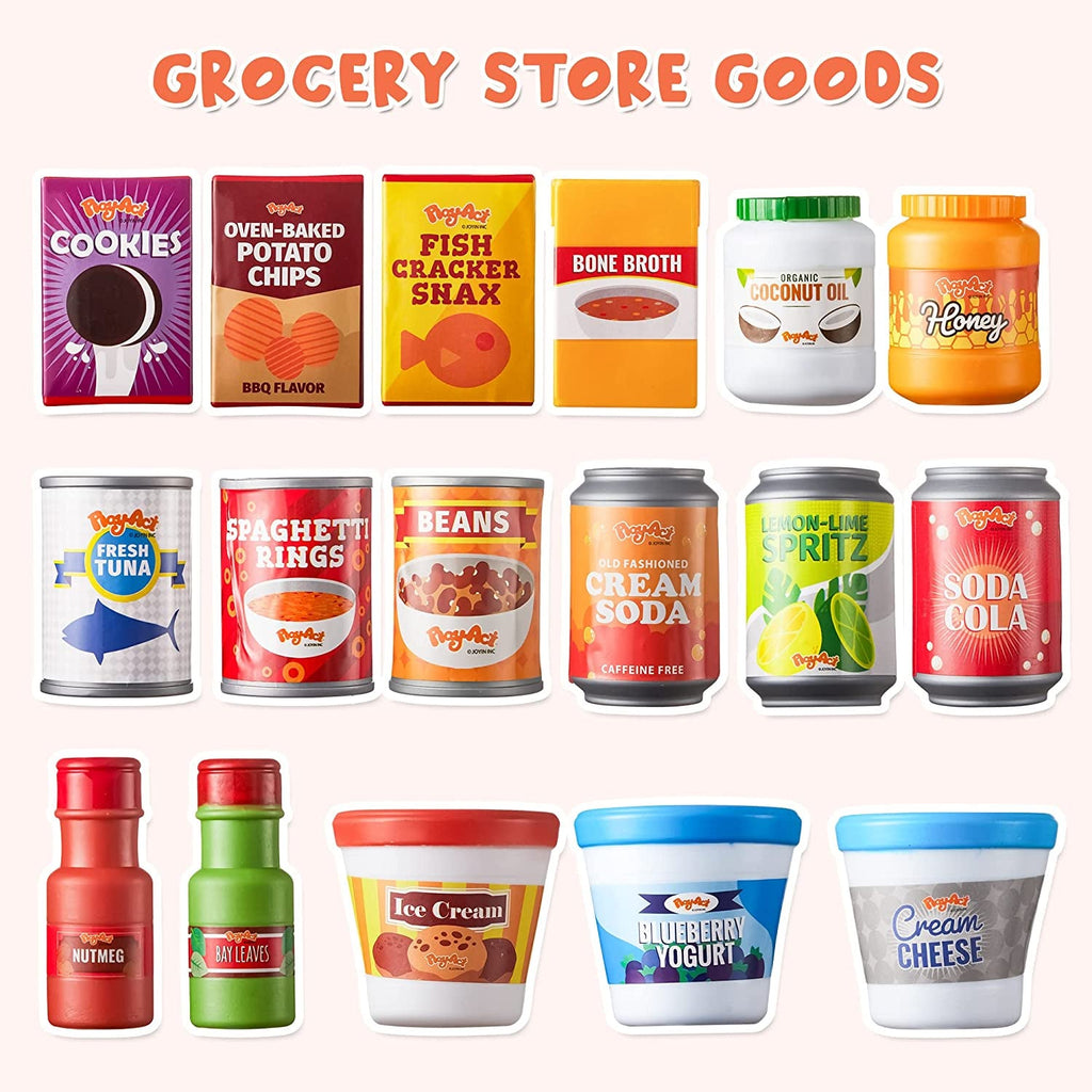 30Pcs Play Food Grocery Cans V2862
