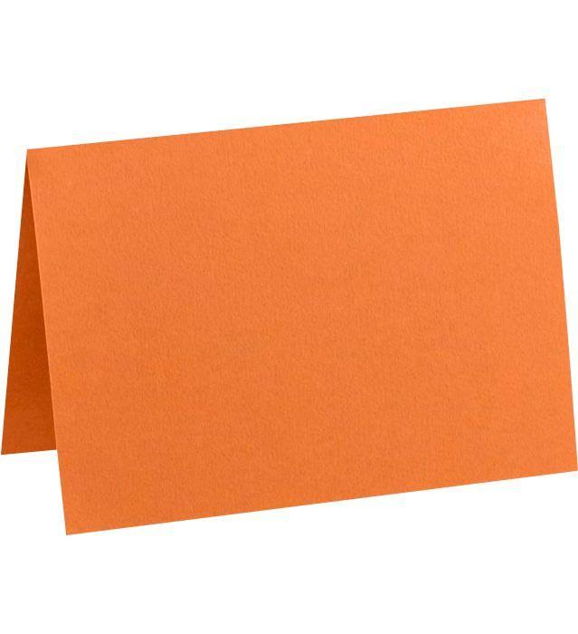 A6 Folded Card (4 5/8 x 6 1/4) - Mandarin (1000 Qty.) U85710