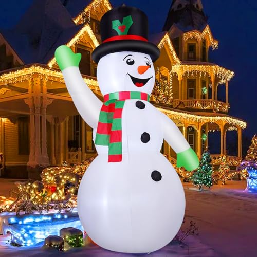 7 FT Christmas Inflatables Snowman with Built-in LED C74006