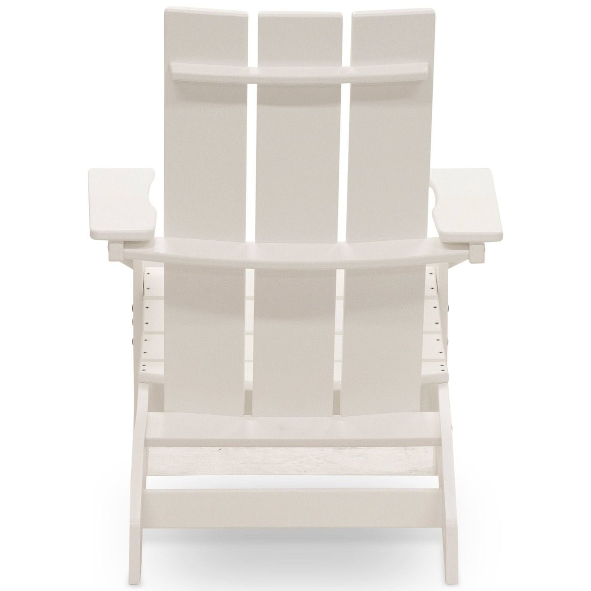 White Recycled Plastic Adirondack Chair K4994