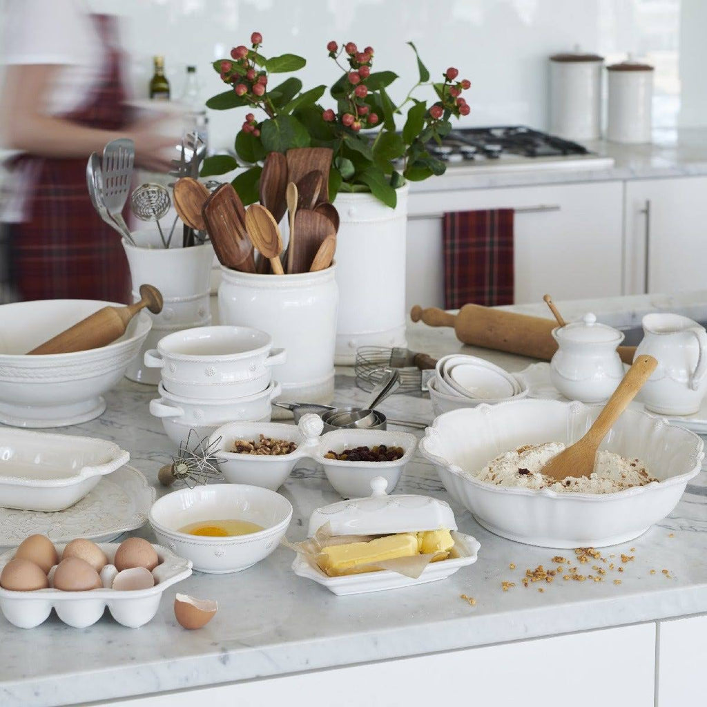 Whitewash Utensil Crock G46424
