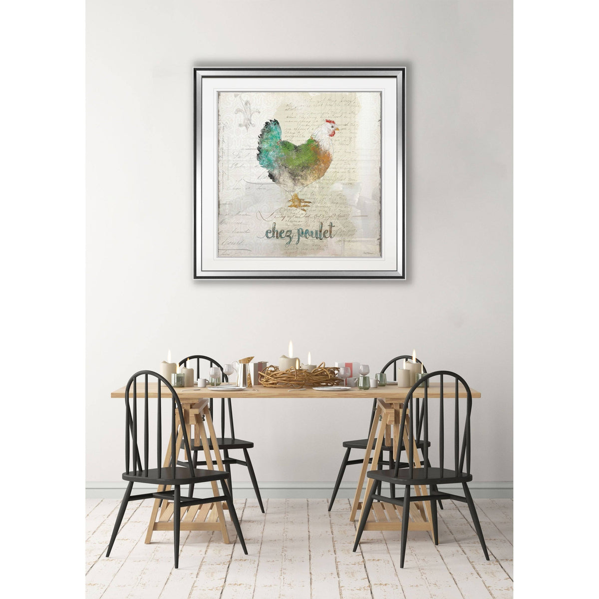 Framed Giclee Print 38 x 38 K17339
