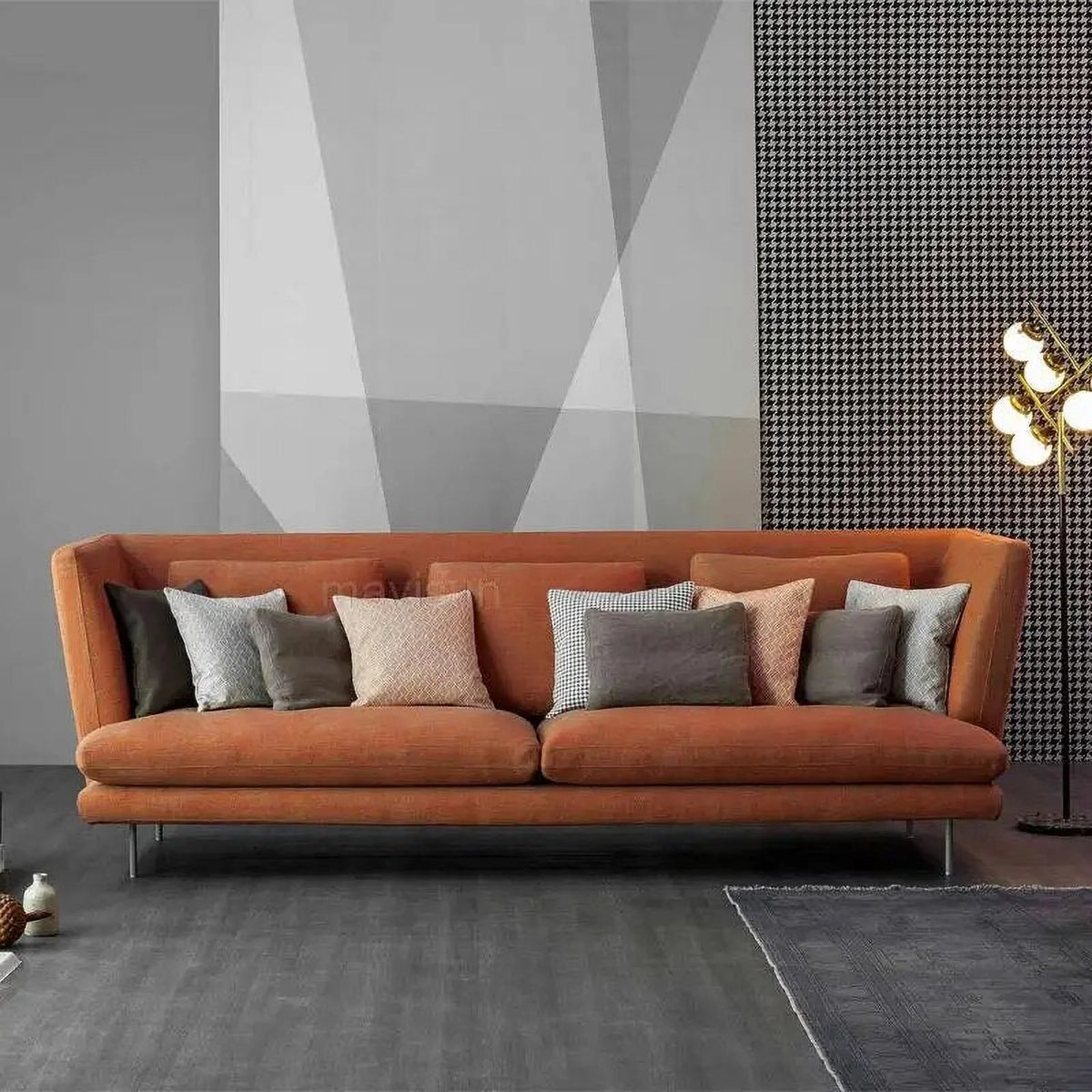 Reclining Fabric Sofa Bed Set O262
