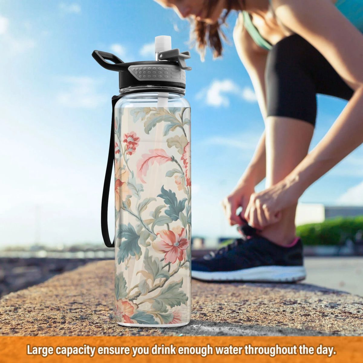 32oz Tritan Water Bottle with Straw E168762