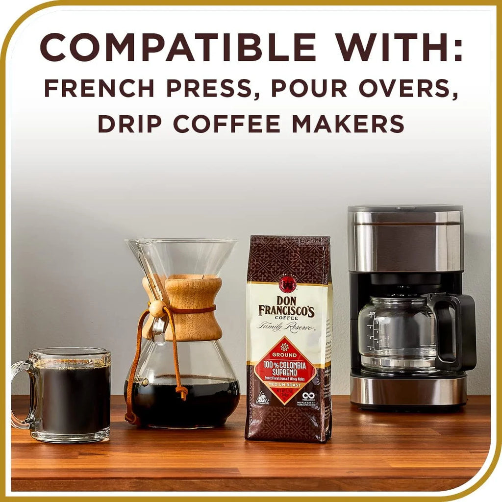 100% Colombia Supremo Whole Bean Coffee E92658