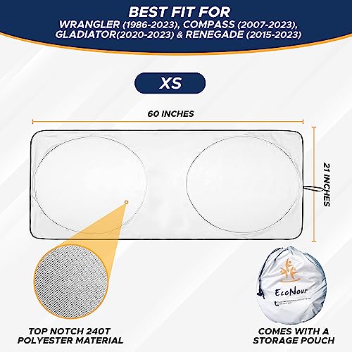 Car Windshield Sun Shade Medium 64x32 B90875