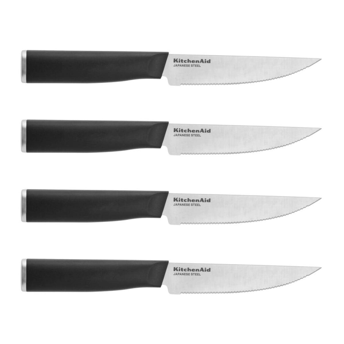 Black 4-piece Steak Knife Set B417427