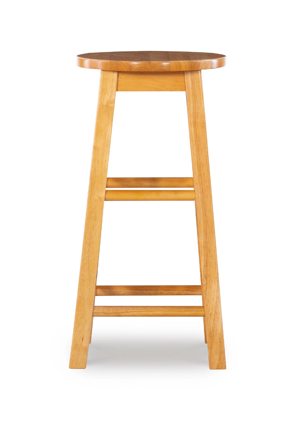 24" Round Solid Wood Counter Stool S666