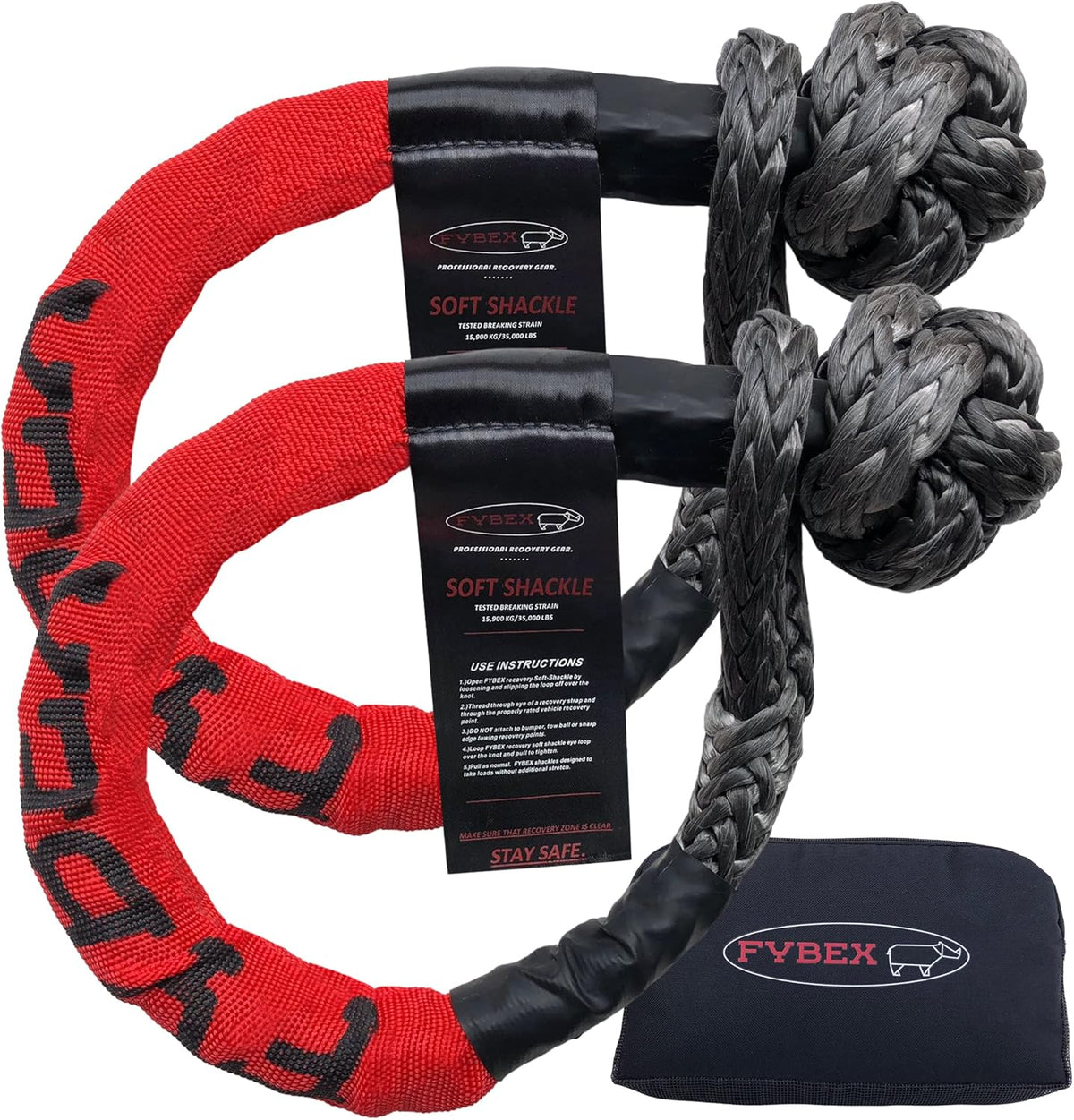 Synthetic Soft Shackle Recovery Kit Pack of 2 T44674