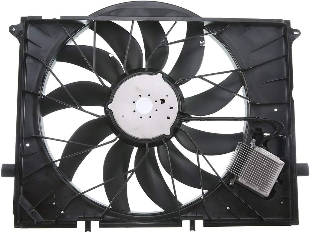 Cooling Fan Assembly for Mercedes-Benz C215 W220 R230 CL600 S55 AMG SL600 SL63 65 AMG Q3323