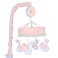 Pink/White Musical Baby Crib Mobile H56003