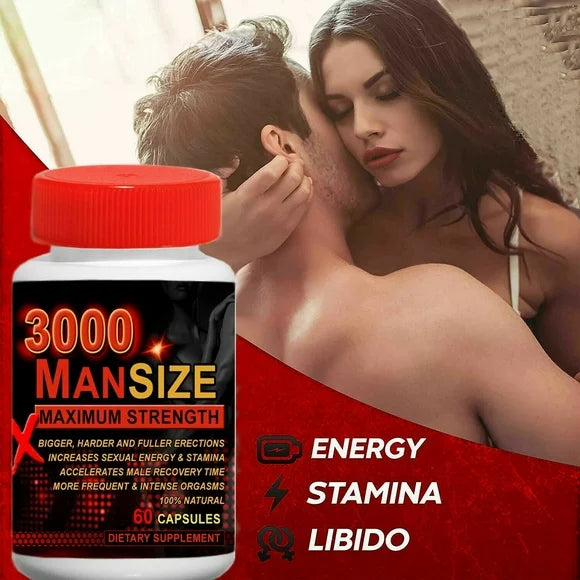 Maca & Tribulus Male Supplements 3000mg Q430