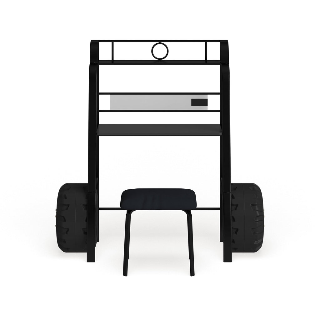 Black 2 Piece Racing Writing Desk Set T5350