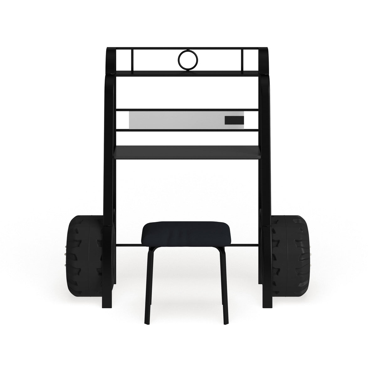 Black 2 Piece Racing Writing Desk Set T5350
